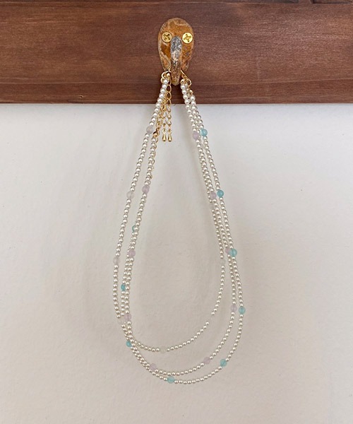jade &amp; pearl necklace