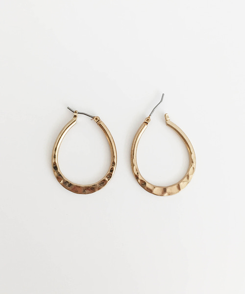 oval earring(2color)