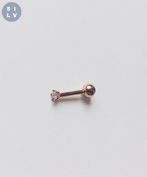 (silver925) rose piercing