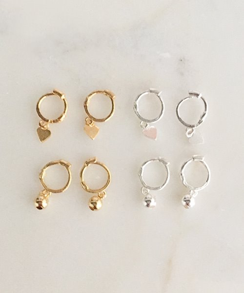 (silver925) mini point earring