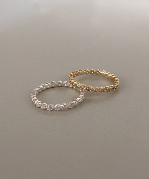 (silver925) bling ring