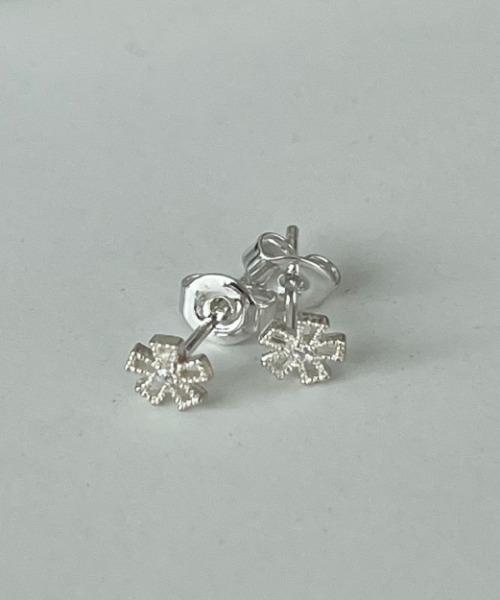 (silver 925) bling clover earring