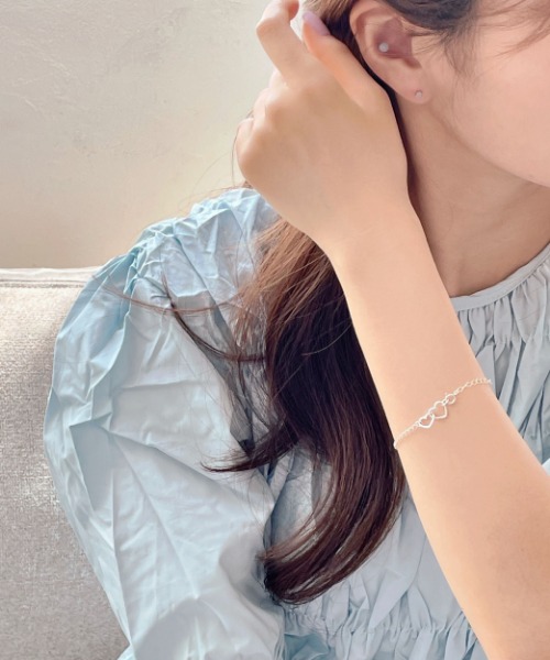 (silver 925) heart love bracelet